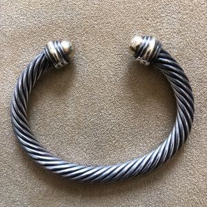 David Yurman classic cable 90s bracelet SS 14k